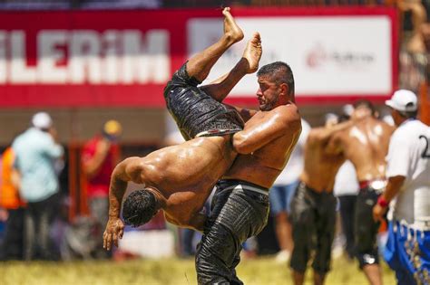 mixed oiled wrestling